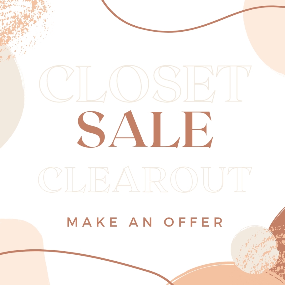 Closet clearout - make an offer!